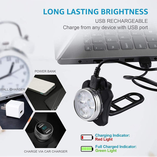 LumaRide LED Bike Light Set