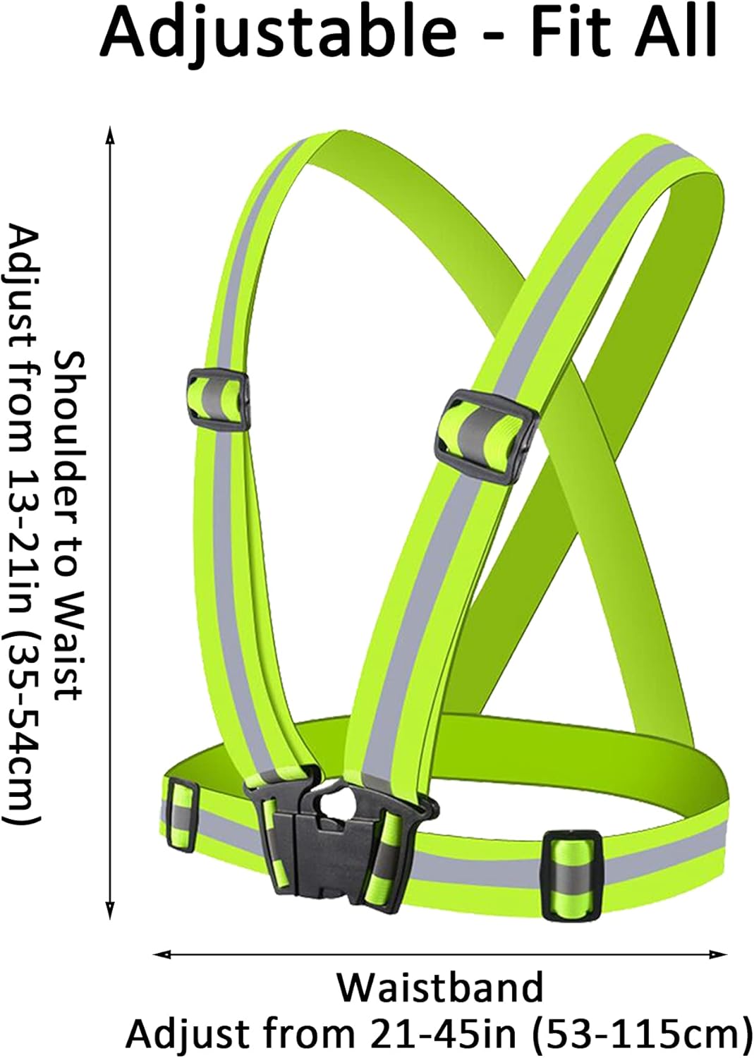 GlowGuard Reflective Vest (2-Pack)
