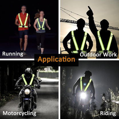 GlowGuard Reflective Vest (2-Pack)