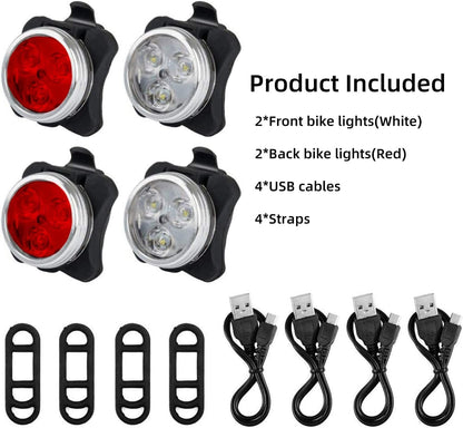 LumaRide LED Bike Light Set