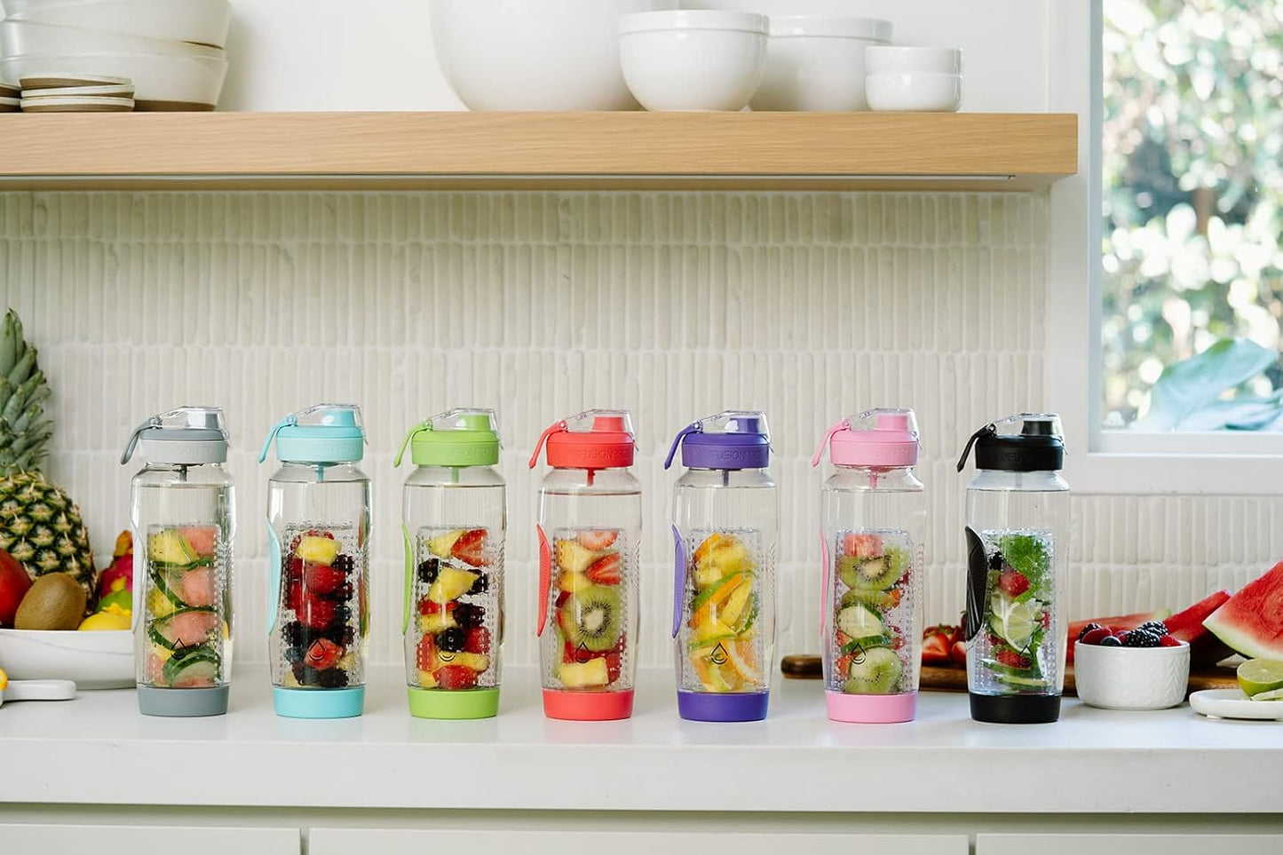 FlavorFlow 32oz Fruit Infuser Bottle