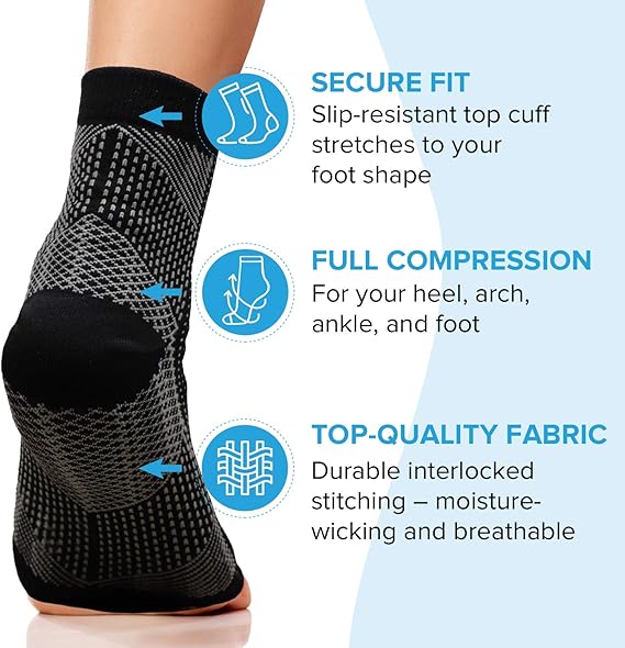 ReliefStride Ankle Compression Socks