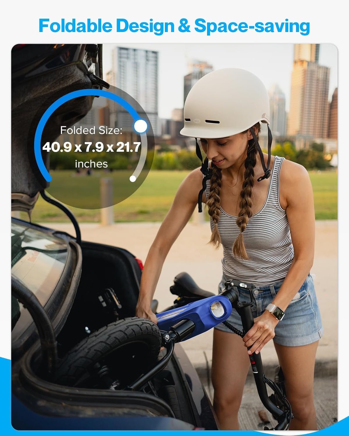 EcoRide Folding Electric Bike