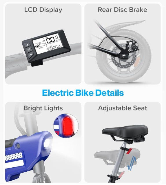 EcoRide Folding Electric Bike