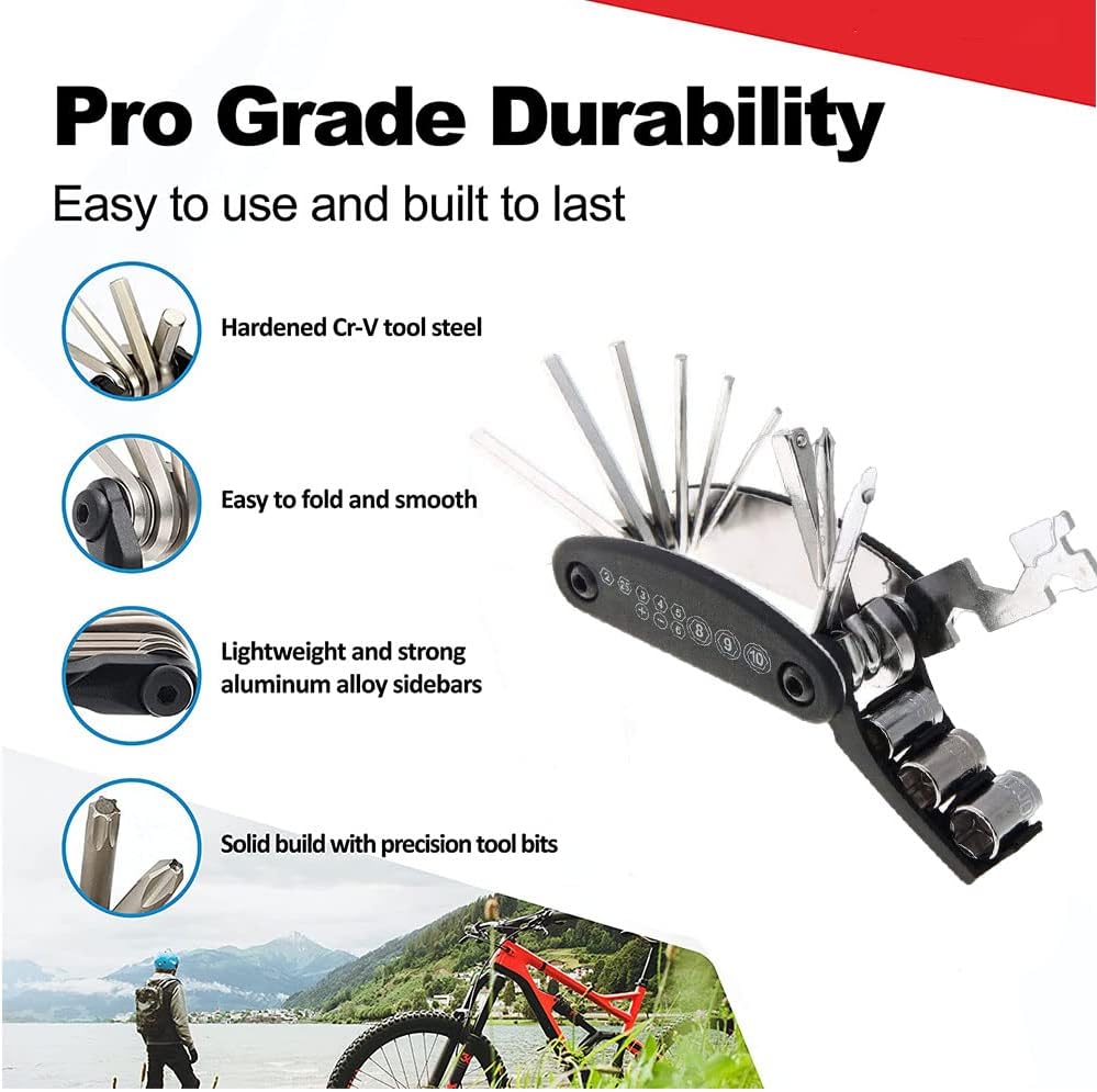 CycleMaster 16-in-1 Bike Multitool