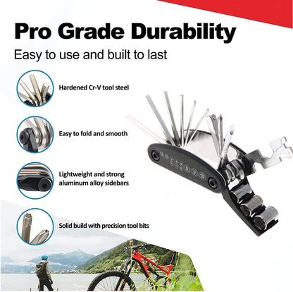 CycleMaster 16-in-1 Bike Multitool